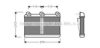 AVA QUALITY COOLING BW6023 Heat Exchanger, interior heating